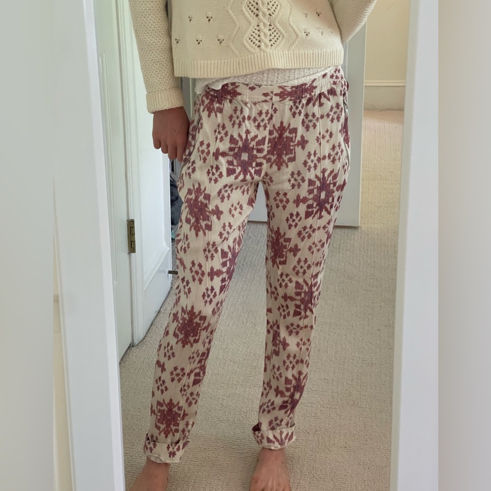 Baja East patterned pant, size 00
